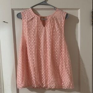 Liz Claiborne Pink Sleeveless Top